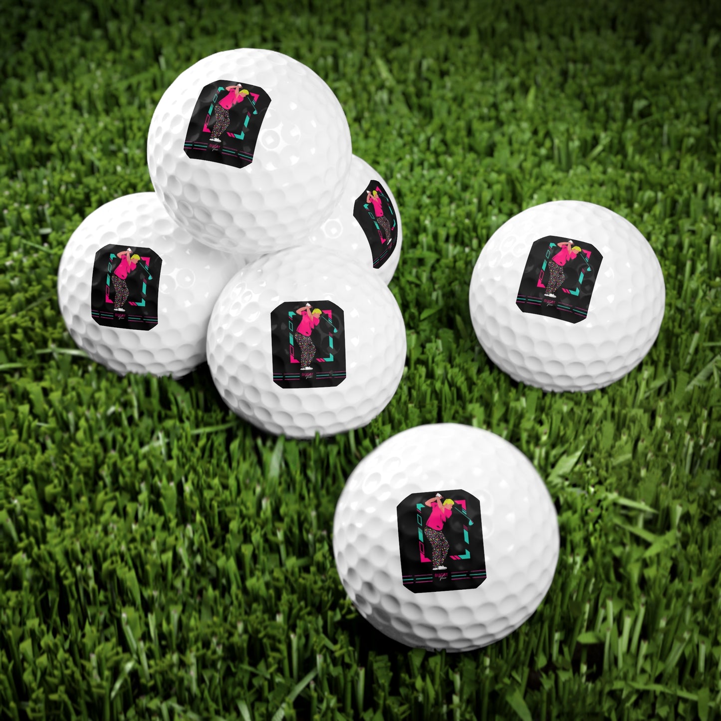 Golf Balls, 6pcs Rugby Vice JD