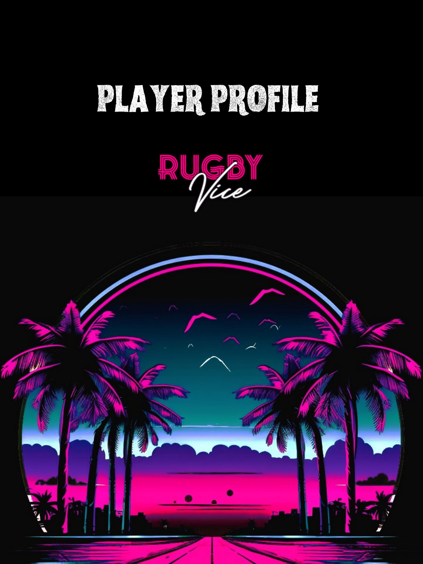 Rugby Vice Free Player Profile Template